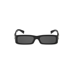 Прямоугольные солнцезащитные очки 55 мм DOLCE&GABBANA, черный