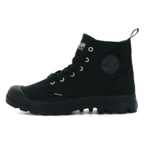 Pampa Canvas Shoes Unisex High-top Black Palladium