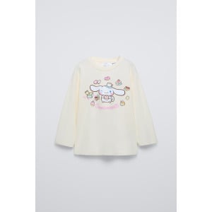 Футболка pasteles cinnamorll sanrio ZARA, экрю