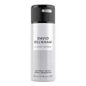 David Beckham Дезодорант-спрей для тела Classic Homme 150 мл. สเปรย ผู้ชาย,  White