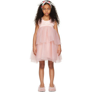 Детское розовое платье Abito Miss Blumarine