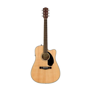 Акустическая гитара Fender CD-60SCE Solid Top Dreadnought Acoustic-Electric Guitar, Natural