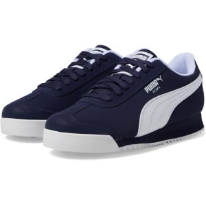 Кроссовки PUMA Kids Roma, цвет Puma Navy/Puma White