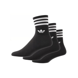 Носки унисекс до середины икры adidas originals, 3 Pack (Black)