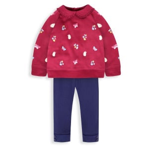 Пижама Set JoJo Maman Bébé, цвет berry