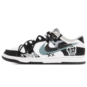 Кроссовки Nike Dunk Skateboarding Shoes Men Low-top White/gray, светло-серый