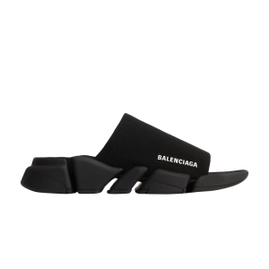 Кроссовки Balenciaga Speed 2.0 Slide Sandal, черный