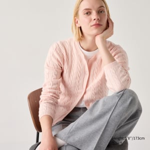 Кардиган UNIQLO, розовый