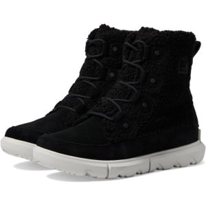 Ботинки на шнуровке Explorer Next Joan Cozy SOREL, цвет Black/Moonstone