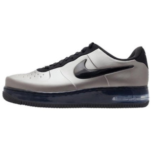 Кроссовки Nike Air Force 1 Foamposite Pro Low Pewter, серебряный