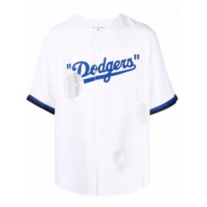 Рубашка LA Dodgers с вырезами Off-White, белый