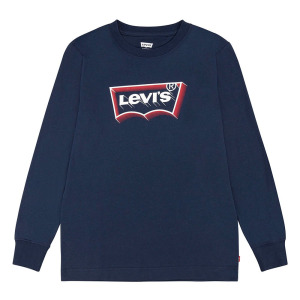 Футболка Levi´s Glow Effect Baby Long Sleeve Round Neck, синий