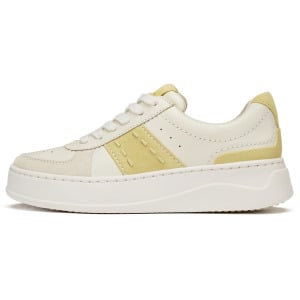 Кроссовки clarks Lightweight Series Skateboarding Shoes Women's Low-top Yellow, желтый/белый