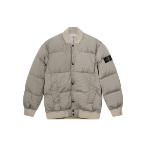 Пуховик мужской серый Stone Island, серый