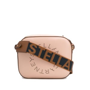 Stella McCartney мини-сумка через плечо Stella Logo, розовый