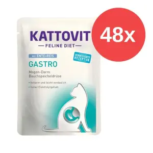 Влажный корм для кошек с диабетом с курицей Kattovit, 48 х 85 г