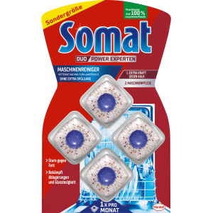 Таблетки для чистки машины 4 шт. Somat