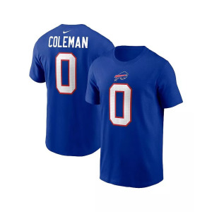 Мужская футболка Keon Coleman Royal Buffalo Bills 2024 с именем и номером проекта НФЛ Nike, синий