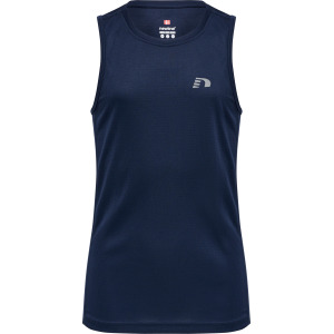 Футболка Newline S/L Kids Core Running Singlet, черный