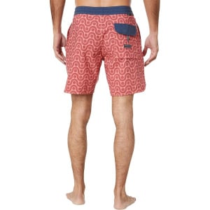 Шорты для плавания VISSLA Washout 17.5" Boardshorts, цвет Coral Fade