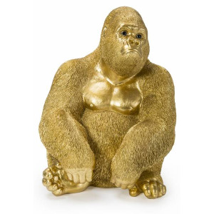 Декоративная фигурка Kare Design Monkey Gorilla Side, золотой