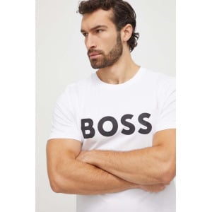 Босс зеленая футболка Boss, белый