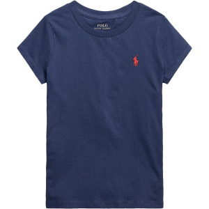 Футболка Polo Ralph Lauren Kids Short Sleeve Jersey T-Shirt, цвет French Navy