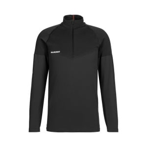 Футболка с длинным рукавом Mammut Trift Half Zip, черный