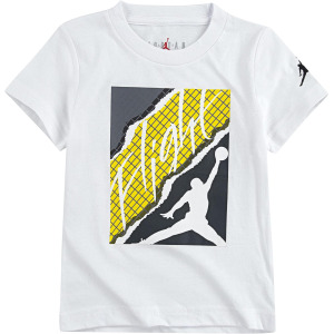 Футболка Jordan Kids AJ4 Lightning Graphic Tee, белый