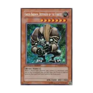 CCG Зеленый Бабуин, Защитник Леса (Редкий Секрет), Yu-Gi-Oh - Retro Pack 2 - Singles