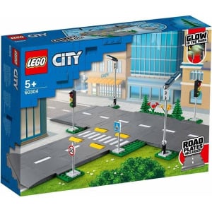 Пластиковый конструктор Дорожные покрытия 60304 (112 шт ) Lego