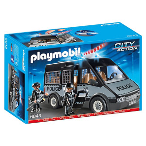 Playmobil City Action, блоки Машина полицейской бригады со светом и звуком, 6043