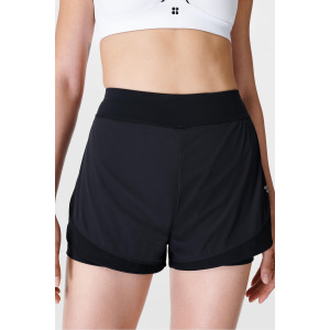 Шорты для бега Tempo Sweaty Betty, черный