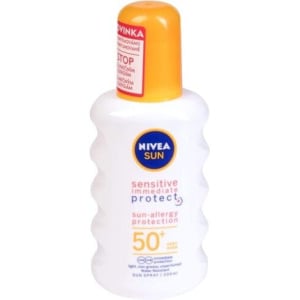 Sun Sensitive Protect Sun-Allergy Spray Spf50 - Препарат для загара 200мл, Nivea