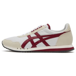 Кроссовки Dualio Lifestyle унисекс с низким верхом красного/белого цвета Onitsuka Tiger