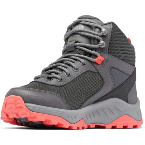 Походная обувь Columbia Trailstorm Ascend Mid Waterproof, цвет Dark Grey/Red Coral