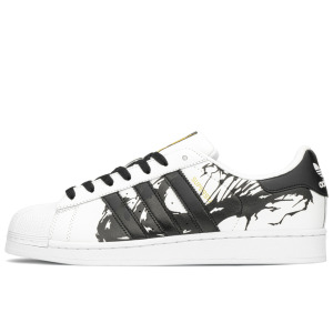 Adidas originals Superstar Series Обувь для скейтбординга унисекс, Black/White