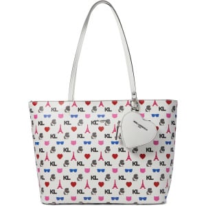 Сумка Karl Lagerfeld Paris Adele Tote, цвет Multi/White