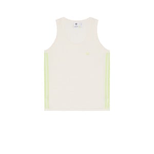 Футболка мужская Knit Vest Adidas By Wales Bonner, цвет Chalk White & Semi Frozen Yellow