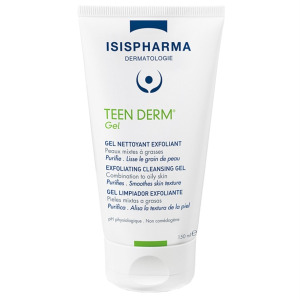 Isis Pharma Teen Derm Gel 150 мл Гранулированный очищающий гель для лица для жирной кожи ISISPHARMA