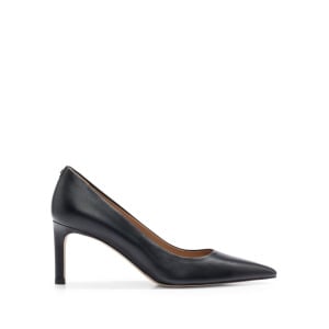 BOSS 70mm pointed-toe leather pumps, черный