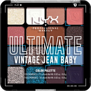 Палитра теней для век Ultimate 01W Vintage Jean Baby 12,8 г NYX PROFESSIONAL MAKEUP