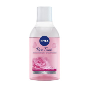 Двухфазная мицеллярная жидкость с органической розовой водой 400мл Nivea, Rose Touch