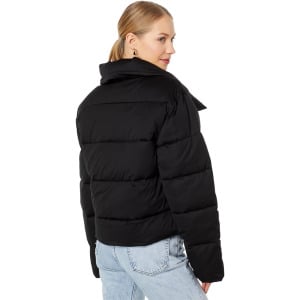 Пуховик Avec Les Filles Envelope Collar Puffer, черный