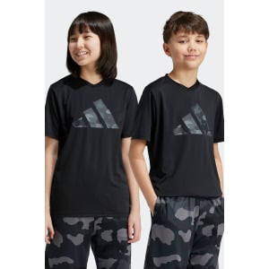 Футболка с сезонным принтом Kids train essentials Adidas, черный