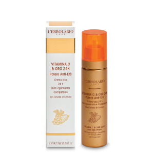 Крем для лица L'Erbolario Vitamina C & Oro 24K, 50 мл