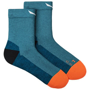 Походные носки Salewa MTN TRN All Mountain QRT Sock, цвет Cendre Blue