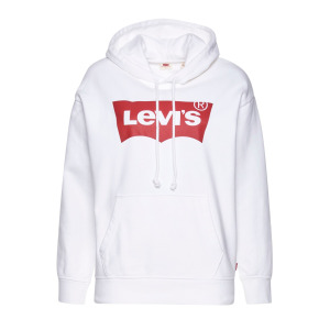 Толстовка LEVIS GRAPHIC STANDARD HOODIE NEUTRALS, белый