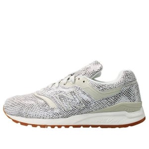 Кроссовки серии 997.5 с текстурой змеиной кожи New Balance, белый