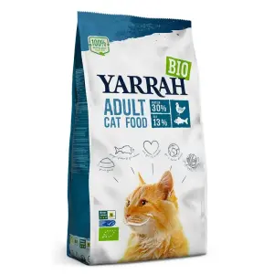 Сухой корм для кошек с рыбой Yarrah, 2,4 кг